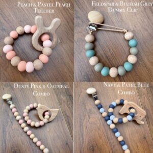 Plain Dummy Clips/Teether